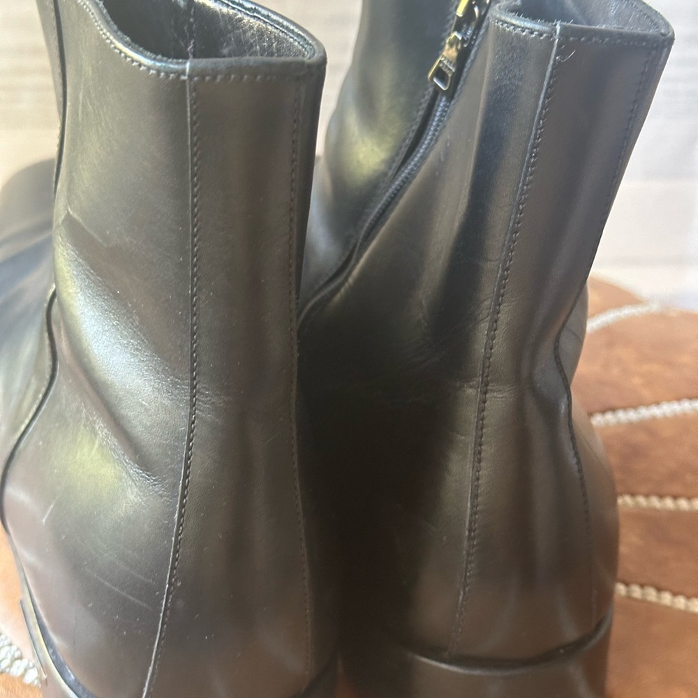 PRADA | Men’s Size 10 Black Leather Boots - Picture 4 of 8